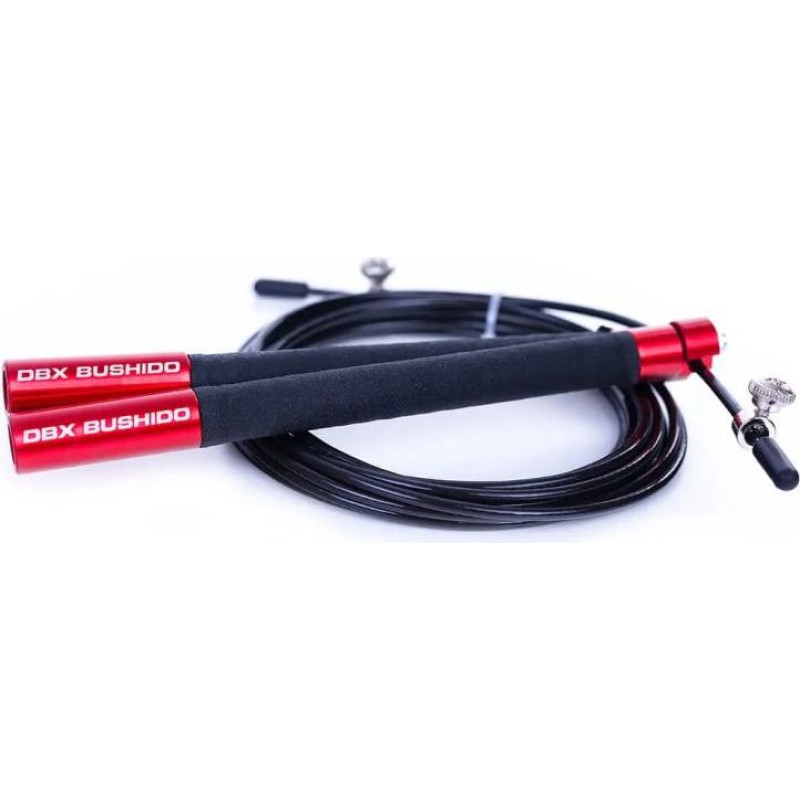 Aluminum skipping rope with bearings, 3 meters | red | SK54