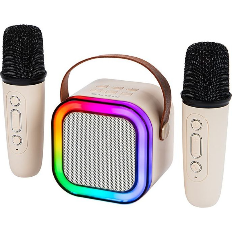 Blow Głośnik bluetooth karaoke rgb