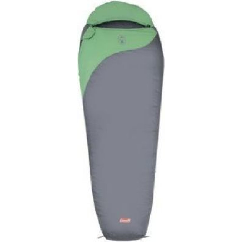 Coleman Biker Sleeping Bag (200 cm) - Grey/Green Size: Right