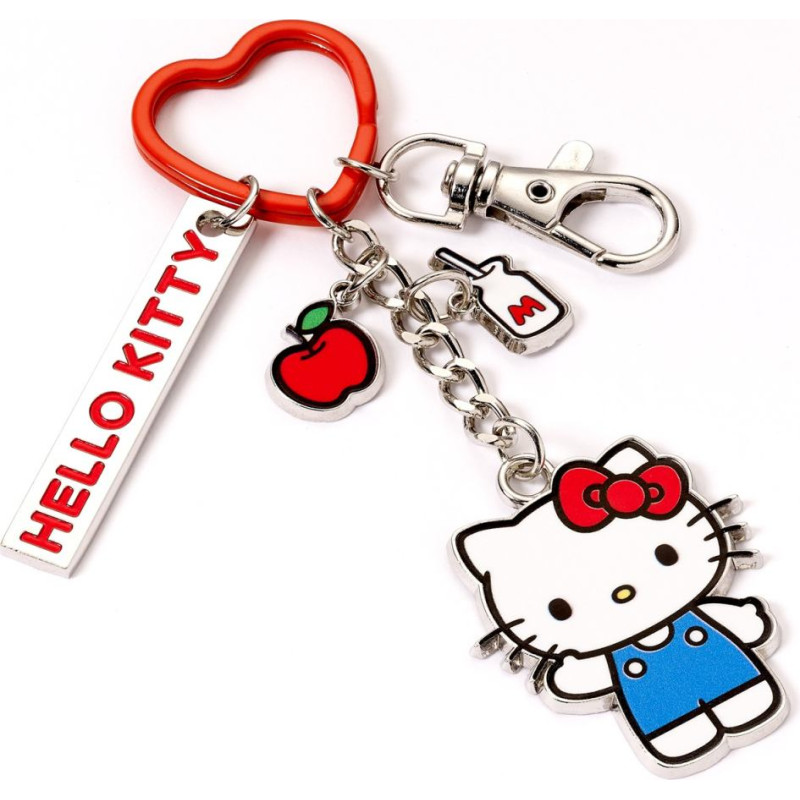 The Carat Shop Ltd Carat Shop Hello Kitty - Keyring with Charms (HKKR0016)