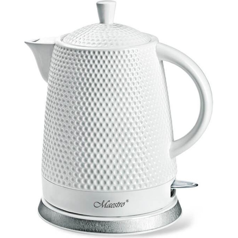 Maestro Czajnik elektryczny ceramiczny 1,5l 1500w mr-069-white maestro