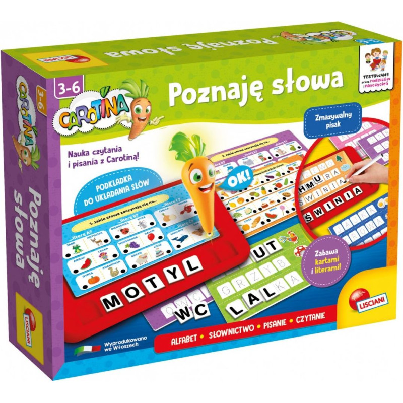 Lisciani Carotina - poznaje słowa