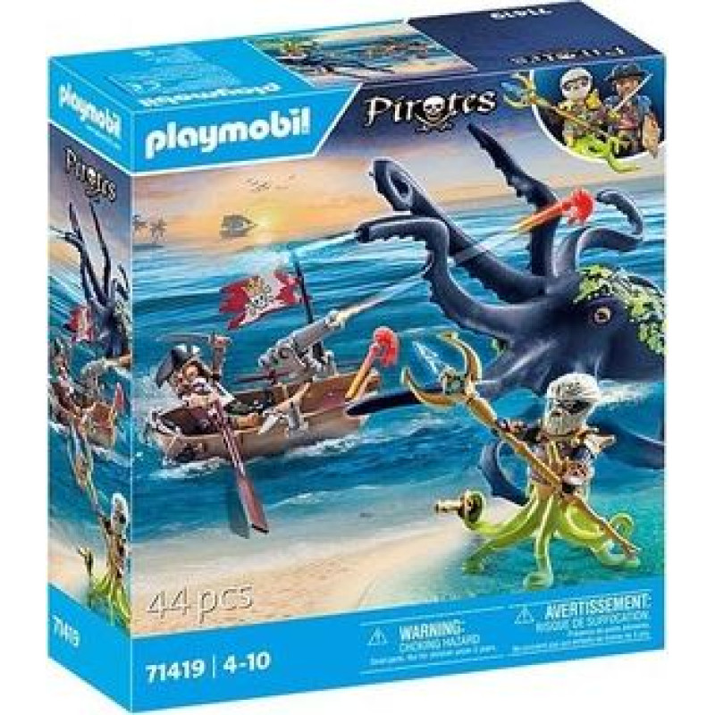 Playmobil PIRATES Cīņa ar milzu astoņkāji 71419