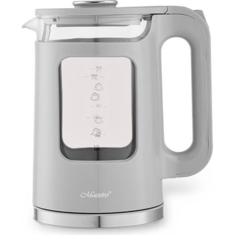 Maestro Czajnik elektryczny 1,7l 2200w mr-065-grey maestro