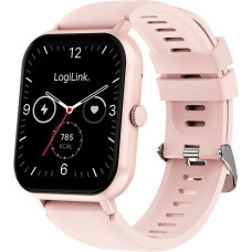 Logilink Smartwatch lcd, bt5.2 ip68, różowy