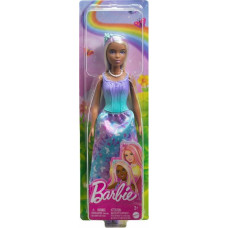 Mattel Barbie księżniczka z długimi włosami niebiesko-fioletowy strój