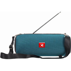 Gembird przenośny głośnik bluetooth spk-bt-17-g fm-radio, wbudowany mikrofon, kolor zielony, usb, aux, microsd