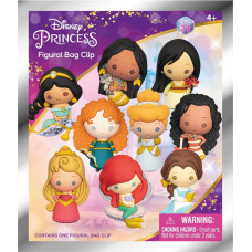 Monogram International Monogram Disney: Ultimate Princess (Blind Bag/Random) 3D Foam Bag ClipsFigures