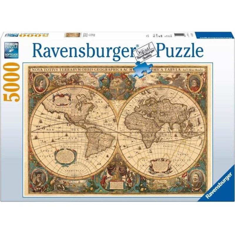 Ravensburger Puzzle: Antique World Map (5000pcs) (17411)