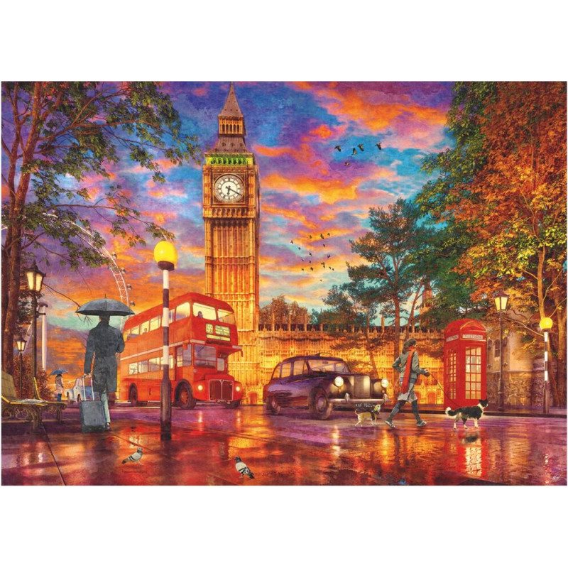 Ravensburger Puzzle: London - Sunset at Parliament Square (1000 pcs) (12000184)