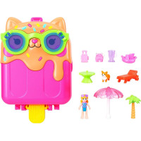 Mattel Polly Pocket : Kitty Popsicle Resort Compact (JCB17)