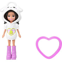 Mattel Polly Pocket: Tiny Worlds - White Apple Dress Doll (JKC60)