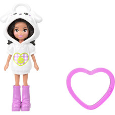 Mattel Polly Pocket: Tiny Worlds - White Apple Dress Doll (JKC60)