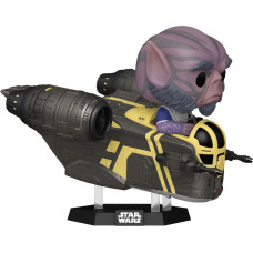 Funko Pop! Rides Deluxe: Star Wars - Zeb Orrelios in The Razor Crest #838 Bobble-Head Vinyl Figure