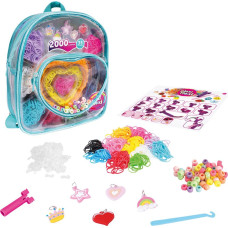 As Company AS HappiHobbi: Her World - Fashion - Plexi Flexi Σακίδιο Πλάτης 2000 Λαστιχάκια & 35 Αξεσουάρ (1080-25584)