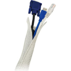 Logilink Elastyczny organizator kabli, szary