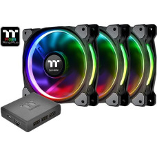 Thermaltake Riing 12 rgb plus tt premium edition 3 pack (3x120mm, 500-1500 rpm)