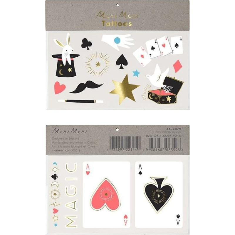 Meri Meri Tatuaże abrakadabra