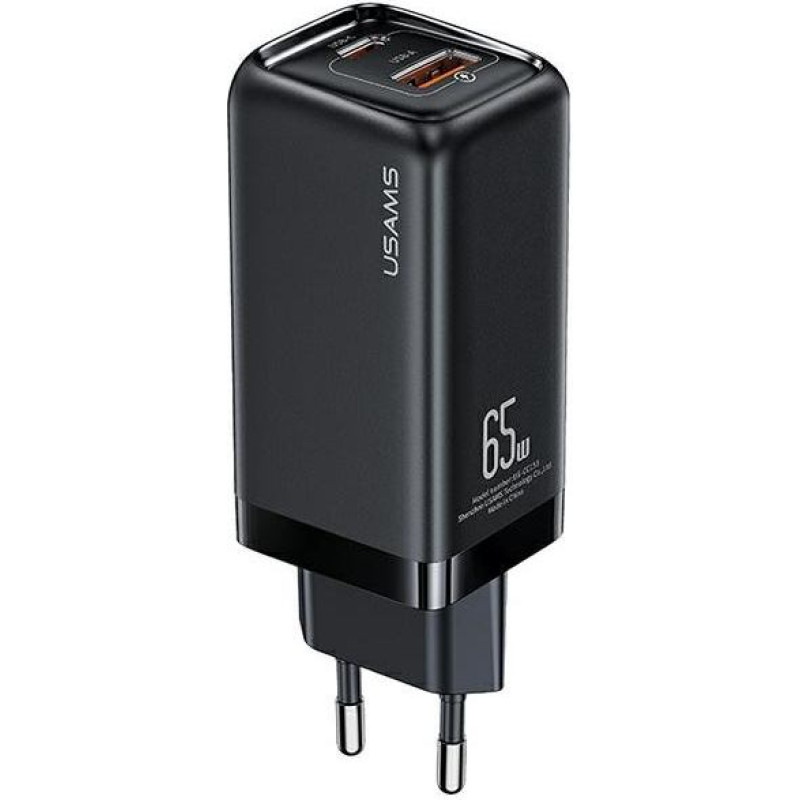 Usams Ładowarka sieciowa t47 usb/ usb-c 65w pd fast