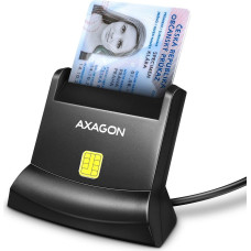 Axagon Cre-sm4n czytnik kart identyfikacyjnych usb, 1.3m kabel