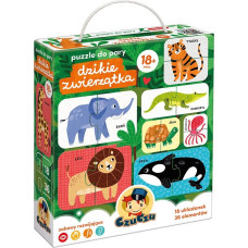Czuczu Puzzle do pary - dzikie zwierzęta