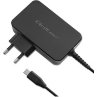 Qoltec Ładowarka gan power pro | 1xusb-c | 90w | 5-20v | 3-4.5a | czarna