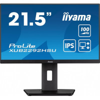 Iiyama Monitor 21.5 cala xub2292hsu-b6 ips,100hz,freesync,pivot,0.4ms,hdmi,  dp,4xusb(3.2),2x2w,has(150mm)