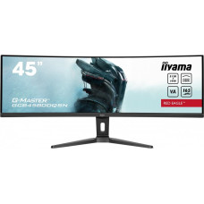 Iiyama Monitor 45 cali g-master gcb4580dqsn-b1, va,dqhd,165hz,usb-c-dock,rj45,32:9,  1500r,450cd/m2,3000:1,0.8ms,3xusb,2xhdmi,1xdp,2x3w,powerdelivery-90w