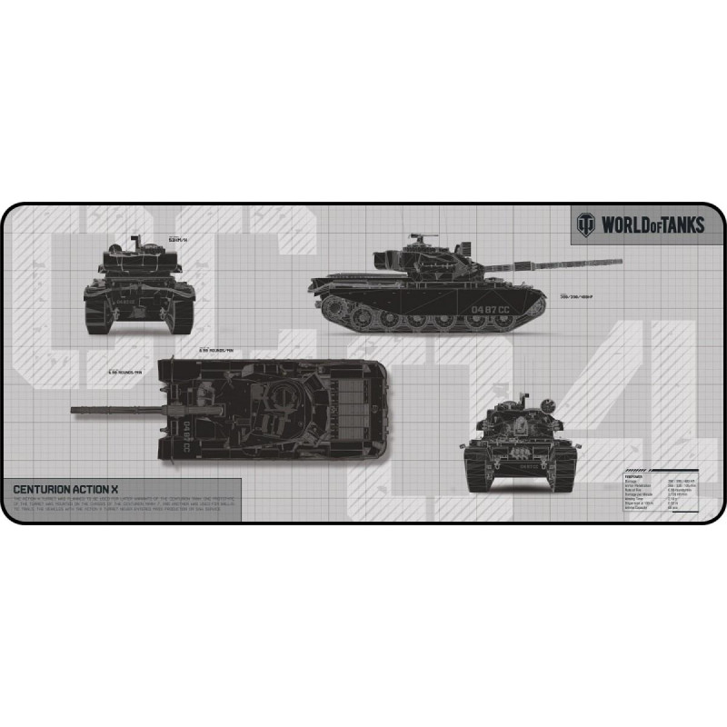 Yenkee Podkładka pod mysz defender wt90 - wersja limitowana world of tanks