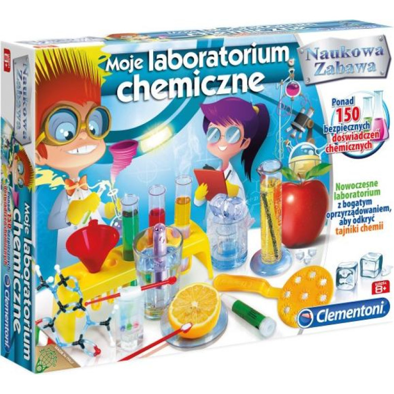 Clementoni Zestaw naukowy moje laboratorium chemiczne