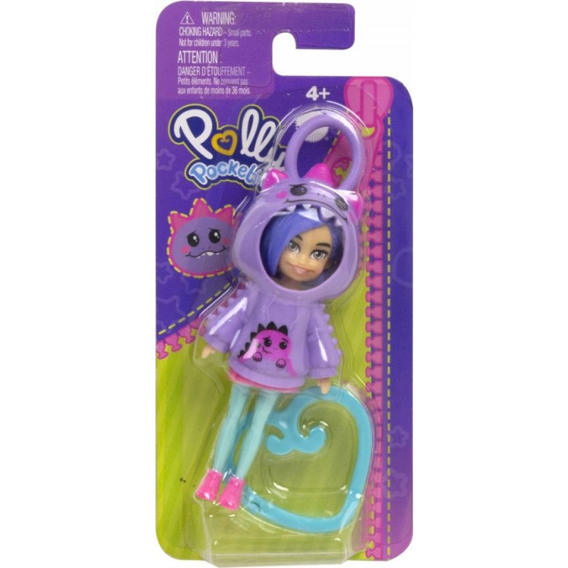 Mattel Figurka polly pocket zawieszka dino