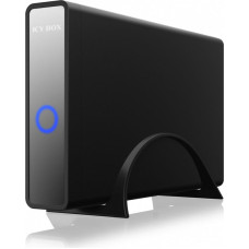 Icybox Obudowa ib-382h-c31 2,5/3,5 hdd z wbudowanym hub 1xusb-c, 2xusb -a,  12v2a