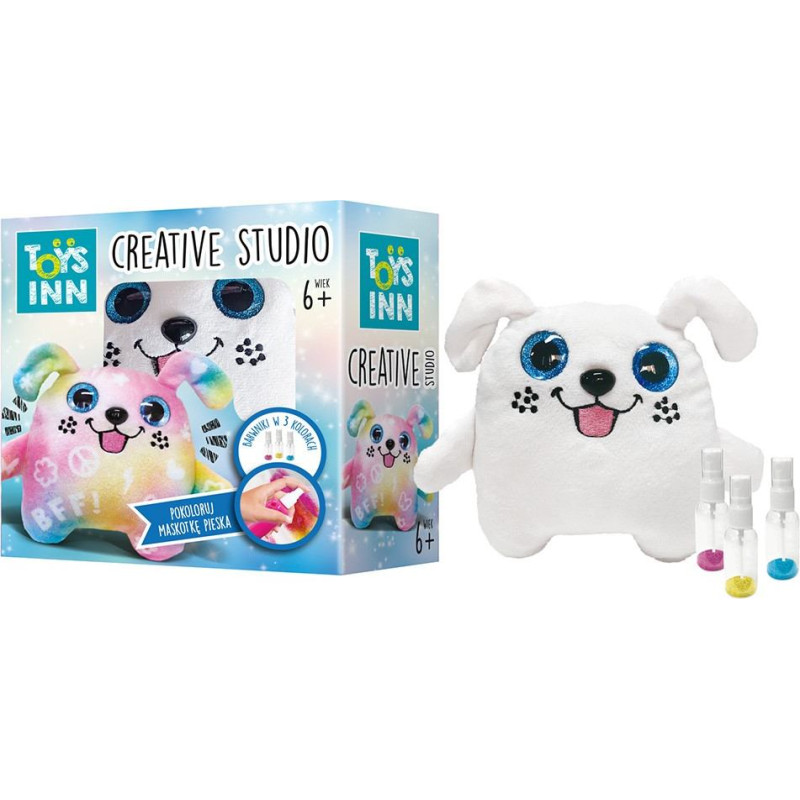 Stnux Maskotka do kolorowania spray day piesek