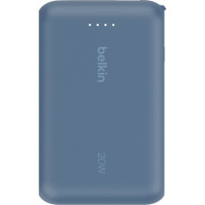 Belkin Powerbank boostcharge 10k mah 20w wbudowany kabel-c, port-c, niebieski
