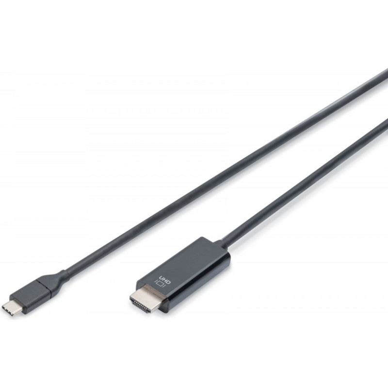 Digitus Kabel usb type-c/hdmi m/m usb 3.1 gen.2 superspeed+ 4k/60hz 18gbps 5m czarny
