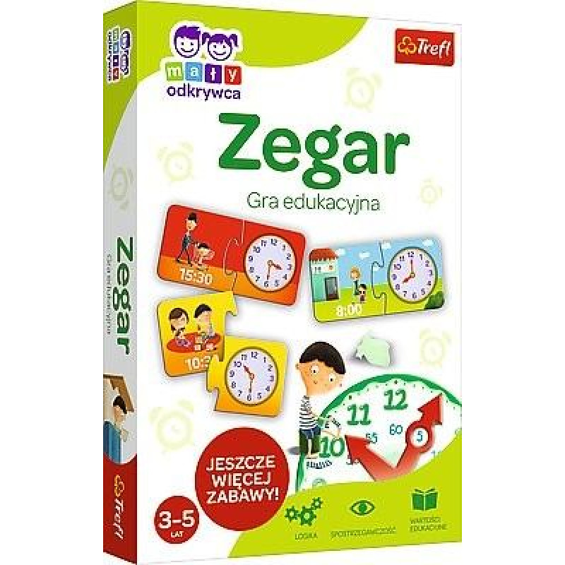 Trefl Gra zegar abc malucha