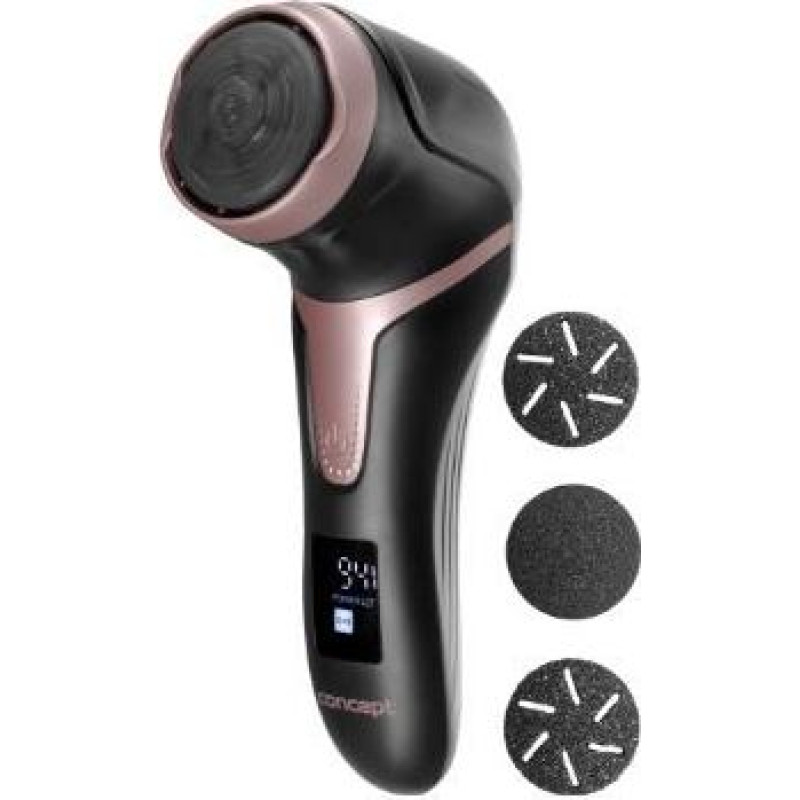 Concept Elektryczny pilnik do stóp czarny pn3020