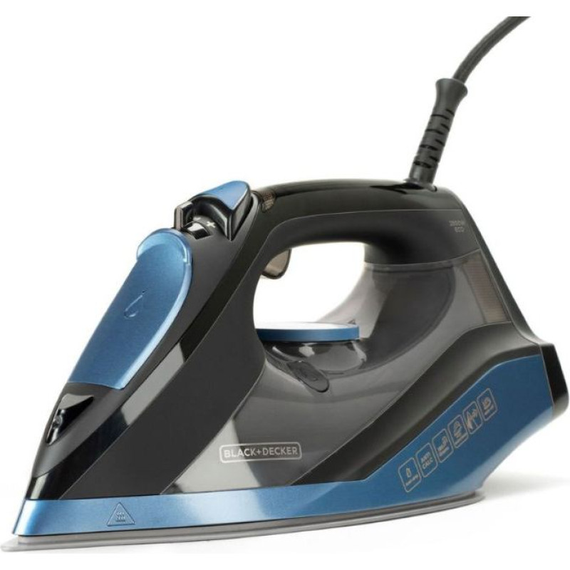 Black+Decker Żelazko parowe black+decker  bxir2801e (2800w; czarny)