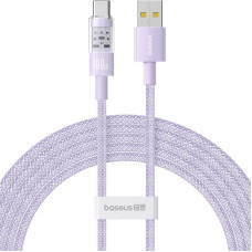 Baseus Kabel baseus gem usb-usb c 100w 2m (fioletowy)
