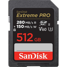 Sandisk Karta sandisk extreme pro sdxc 512gb 280/150 mb/s v60 uhs-ii