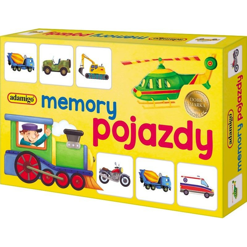 Adamigo Gra memory mini - pojazdy