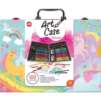 As Company AS Wooden Art Case Deluxe - Unicorn with 100 Accessories (1038-82051)