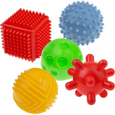 Sensory balls, shapes 5 pcs. AM Tullo 421