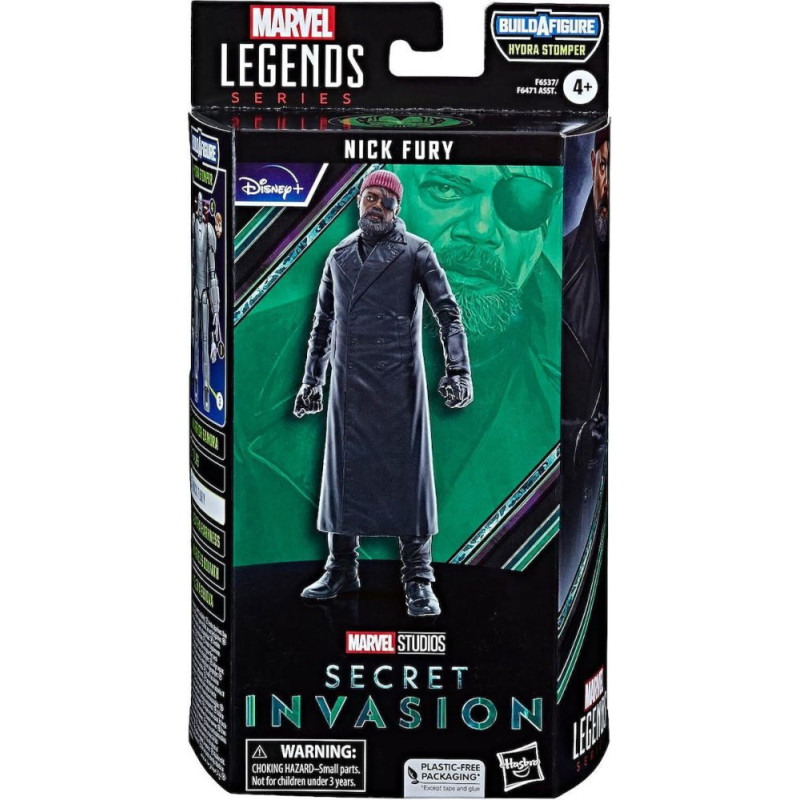 Hasbro Disney Marvel Legends Series: Build a Figure Hydra Stomper - Secret Invasion Nick Fury Action Figure (15cm) (F6537)