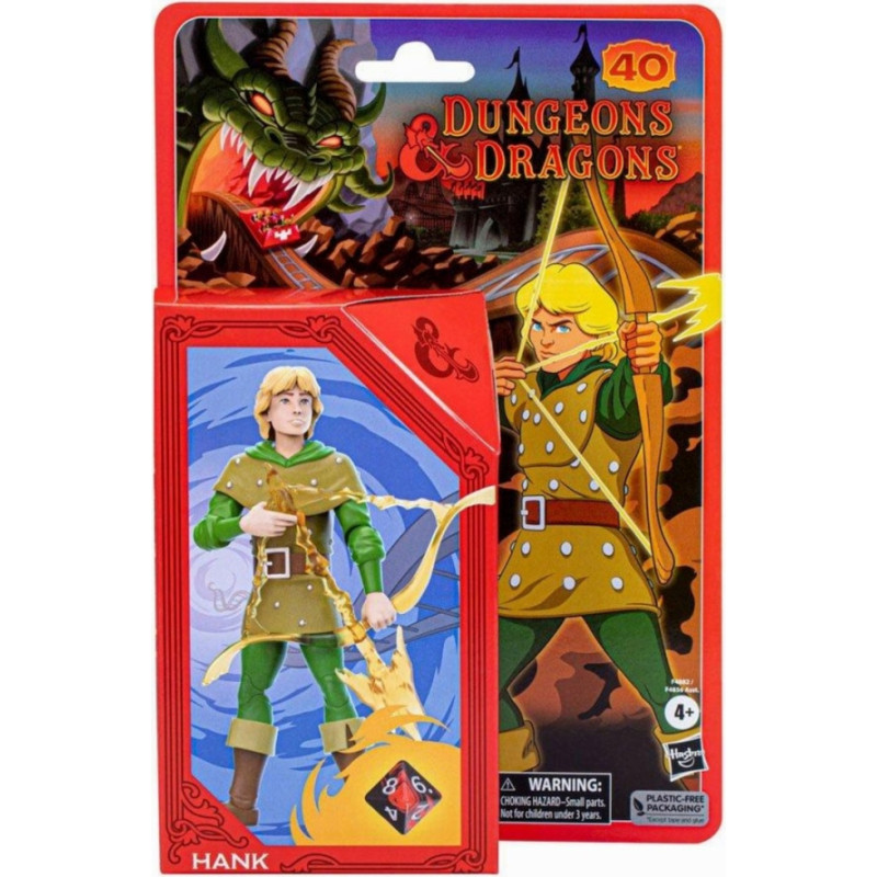 Hasbro Fans - Dungeons  Dragons Retro Collection: Hank Action Figure (15cm) (Excl.) (F4882)