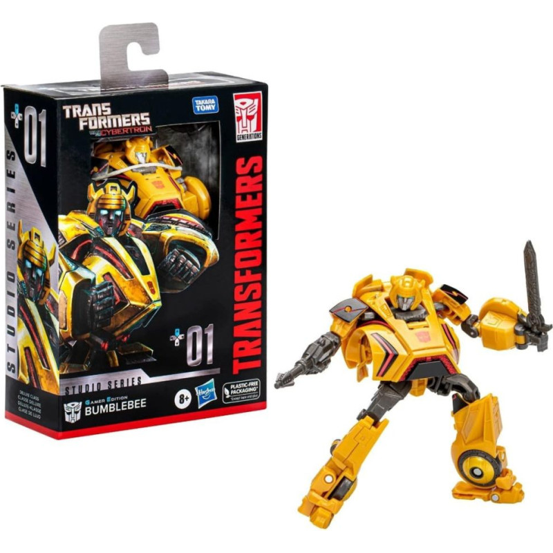 Hasbro Fans Transformers: War for Cybertron - (Game Edition) Bumblebee Deluxe Class Action Figure (11cm) (F7235)