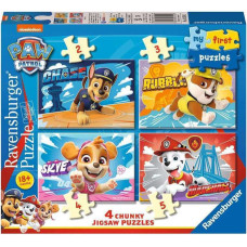 Ravensburger My First Puzzles: Paw Patrol 4 Chunky Jigsaw Puzzles (03154)