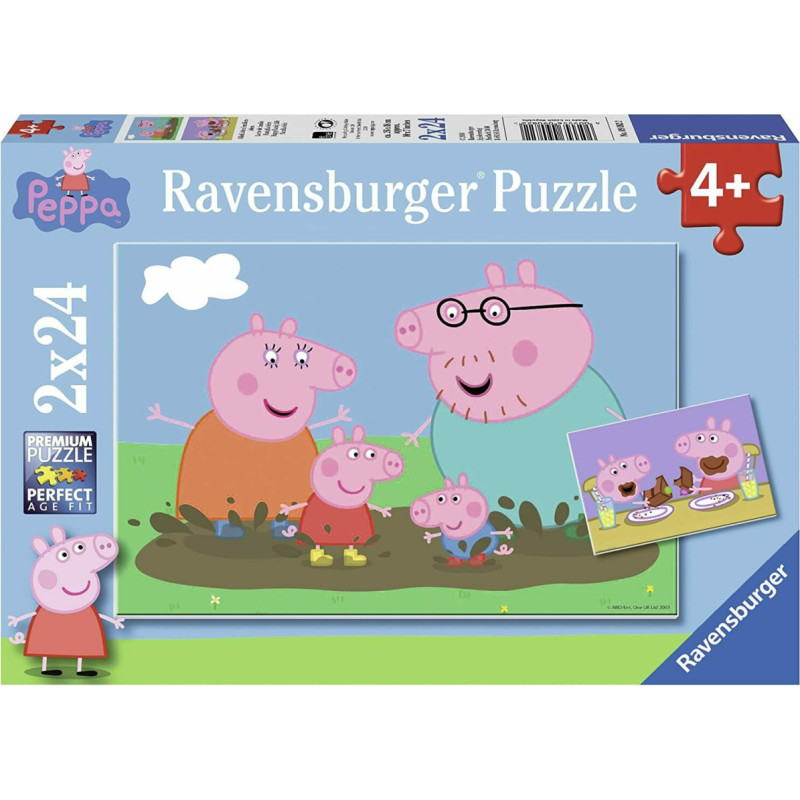 Ravensburger Puzzle: Peppa Pig (2X24pcs) (09082)