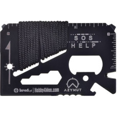 Azymut Multitool AZIMUTH TOOL CARD multifunction card - 13 tools + case, 85/53 mm (H-O200930TC)
