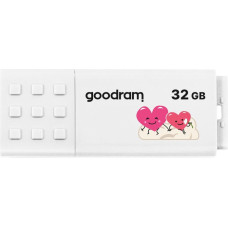 Goodram Pendrive goodram ume3-0320w0r11-v (32gb; usb 3.0; kolor biały) valentine